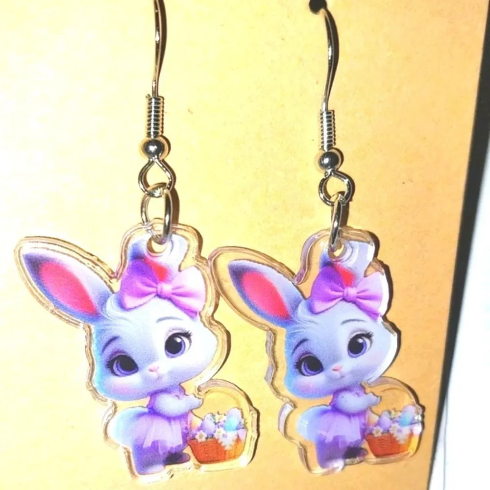 Adorable Bunny Earrings for Kids and Adults